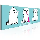 Artgeist Miezekotze: Cat Trio (Blue) taulu