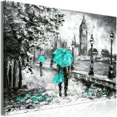 Artgeist Walk In London Wide Turquoise taulu