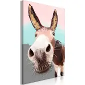 Artgeist Curious Donkey Vertical taulu