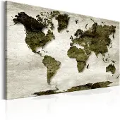 Artgeist World Map: Green Planet taulu