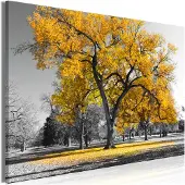 Artgeist Autumn In The Park Wide Gold taulu