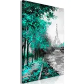 Artgeist Paris Channel Vertical Green taulu