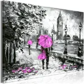 Artgeist Walk In London Wide Pink taulu