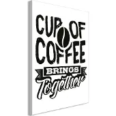 Artgeist Cup Of Coffee Brings Together Vertical taulu