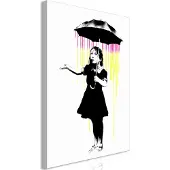 Artgeist Girl With Umbrella Vertical taulu