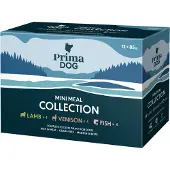 PrimaDog Mini Meal Lajitelma 12 x 85 g koiran annosateria