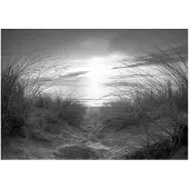 Kärkkäinen Artgeist Beach (Black And White) itseliimautuva fototapetti