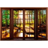 Kärkkäinen Artgeist Forest Terrace itseliimautuva fototapetti
