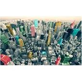 Artgeist New Yorkin värikkäitä heijastuksia fototapetti