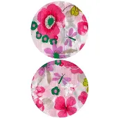 Artgeist Pink Meadow - Circle fototapetti