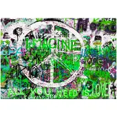 Kärkkäinen Artgeist Green Graffiti fototapetti