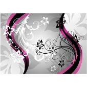 Kärkkäinen Artgeist Art-Flowers (Pink) itseliimautuva fototapetti