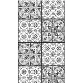Artgeist Black Ornament fototapetti