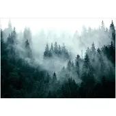 Kärkkäinen Artgeist Mountain Forest (Dark Green) itseliimautuva fototapetti