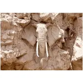 Kärkkäinen Artgeist Elephant Carving (South Africa) fototapetti