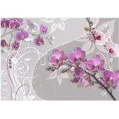 Artgeist Flight Of Purple Orchids fototapetti