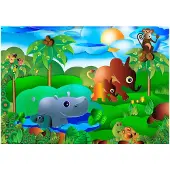 Artgeist Animal Family fototapetti