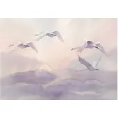 Kärkkäinen Artgeist Flying Swans itseliimautuva fototapetti
