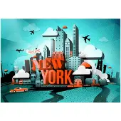 Artgeist Welcome New York fototapetti