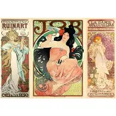 Kärkkäinen Artgeist Alphonse Mucha. Women'S fototapetti
