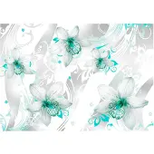 Artgeist Sounds Of Subtlety - Turquoise fototapetti