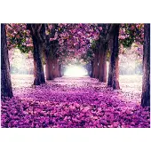 Kärkkäinen Artgeist Flower Road itseliimautuva fototapetti