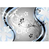 Artgeist Artflowers (Blue) fototapetti