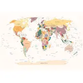 Kärkkäinen Artgeist World Map fototapetti
