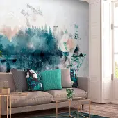 Artgeist Geometric Landscape itseliimautuva fototapetti
