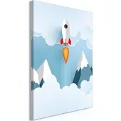 Artgeist Rocket in the Clouds (1 Part) Vertical taulu