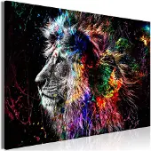 Artgeist Crazy Lion (1 Part) Wide taulu