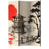 Artgeist Little House by the Pond [Room Dividers] sermi