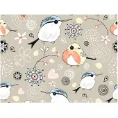 Artgeist Luonnollinen kuvio lintujen kanssa fototapetti