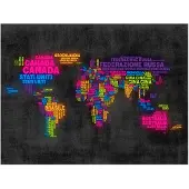 Artgeist map, Italian - colors fototapetti