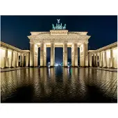 Artgeist Brandenburgin portti yöllä fototapetti