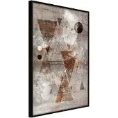 Artgeist Brick-Built Triangles juliste