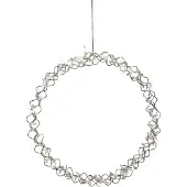 Konstsmide 1788-303 45cm hopeakoriste kranssi