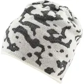 Salon kotimainen pipo, neulotulla snow camo kuosilla
