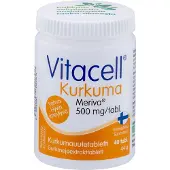 Kärkkäinen Vitacell Kurkuma 40 tabl. ravintolisä