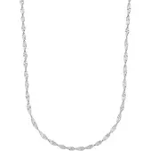 Sno of sweden Lisbon Neck 45 Plain S - 45 Cm - Silver - 45