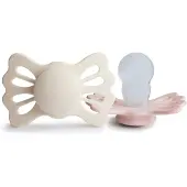 Frigg Lucky Cream/Blush symmetrinen silikoni tutti 2 kpl