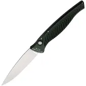 Piranha Knives Auto DNA Button Lock Green