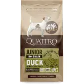 Quattro SB kuivarehu pienten rotujen nuorille ankkakoirille, 1,5 kg