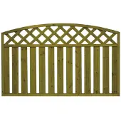 Tammiston Puu Lehtoharju, kaareva 1800 x 980/1130 mm aitaelementti