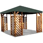 Tammiston Puu Lux 3 x 3 m (sis. peite) paviljonki