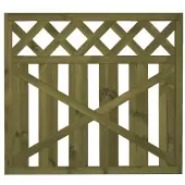Tammiston Puu Lehtoharju 900 x 800 mm portti