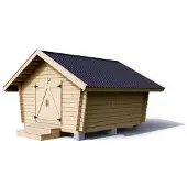 Kannala 10,5m² umpiseinäinen hirsilato