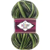 Alize Superwash kirjava 100g sukkalanka