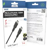 Wave Pikalataava datakaapeli USB-C 100W