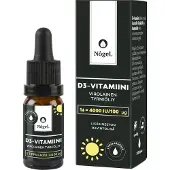 Nogel D3-vitamiini Virolainen Tyrniöljy 100 μg 10 ml ravintolisä